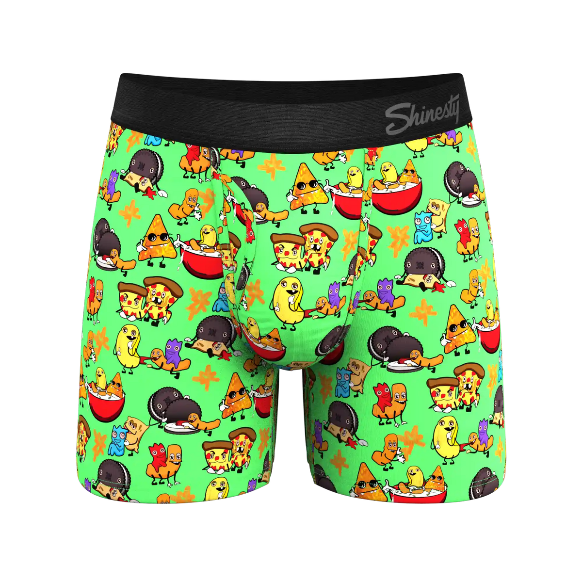 The Snackhanalia | Junk Food Ball Hammock® Pouch Underwear With Fly