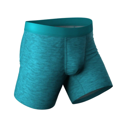 The Nerves of Teal | Teal Heather Ball Hammock® Pouch Underwear