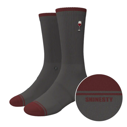 The Vino | Wine Heel Hammock™ Crew Socks