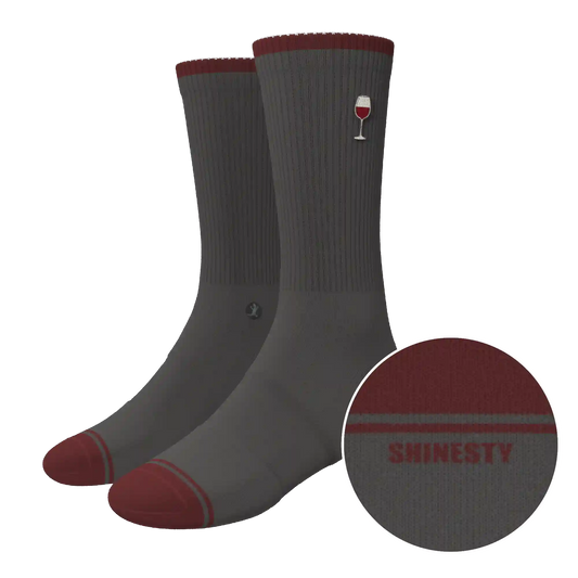 The Vino | Wine Heel Hammock™ Crew Socks