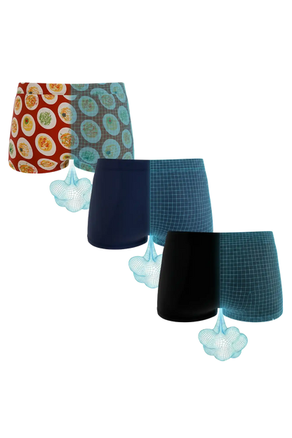 The Incognito | Fart Proof Boyshort Underwear 3 Pack