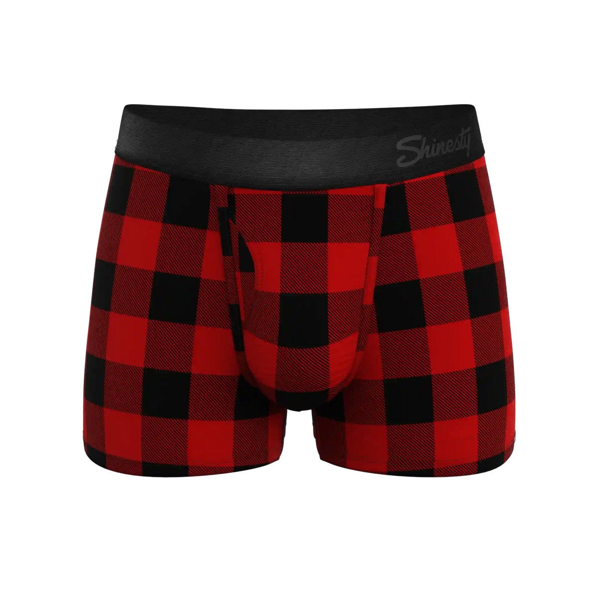 The Red & Black Lumberjack | Buffalo Check Ball Hammock® Pouch Trunks Underwear