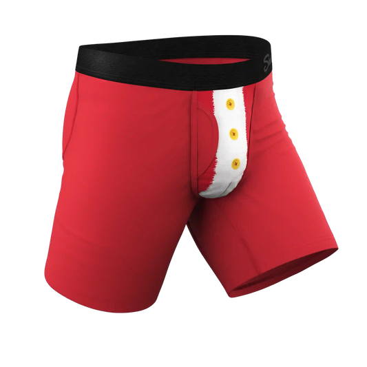 The St. Knickers | Santa Belt Ball Hammock® Boxer - Long Leg