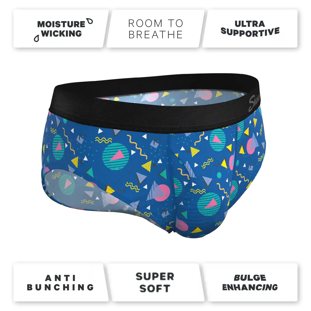 The Bus Stop | Retro Shapes Ball Hammock® Pouch Underwear Briefs