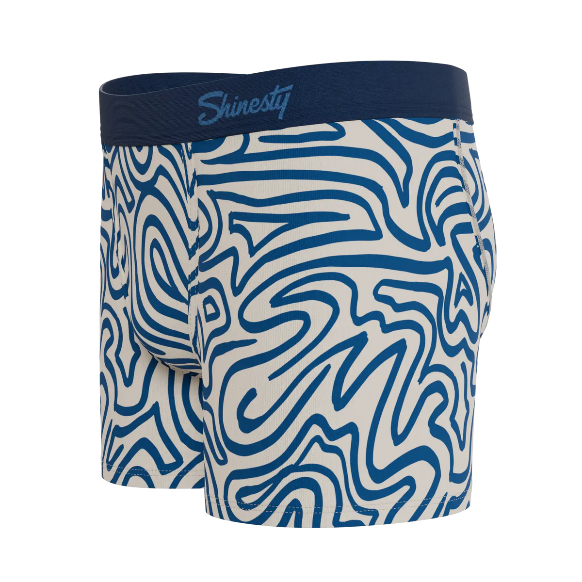 The Rio Grande | Abstract Navy Line Youth Boxer Briefs