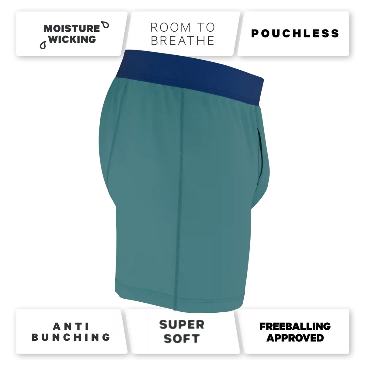 The Curacao | Teal Boxers