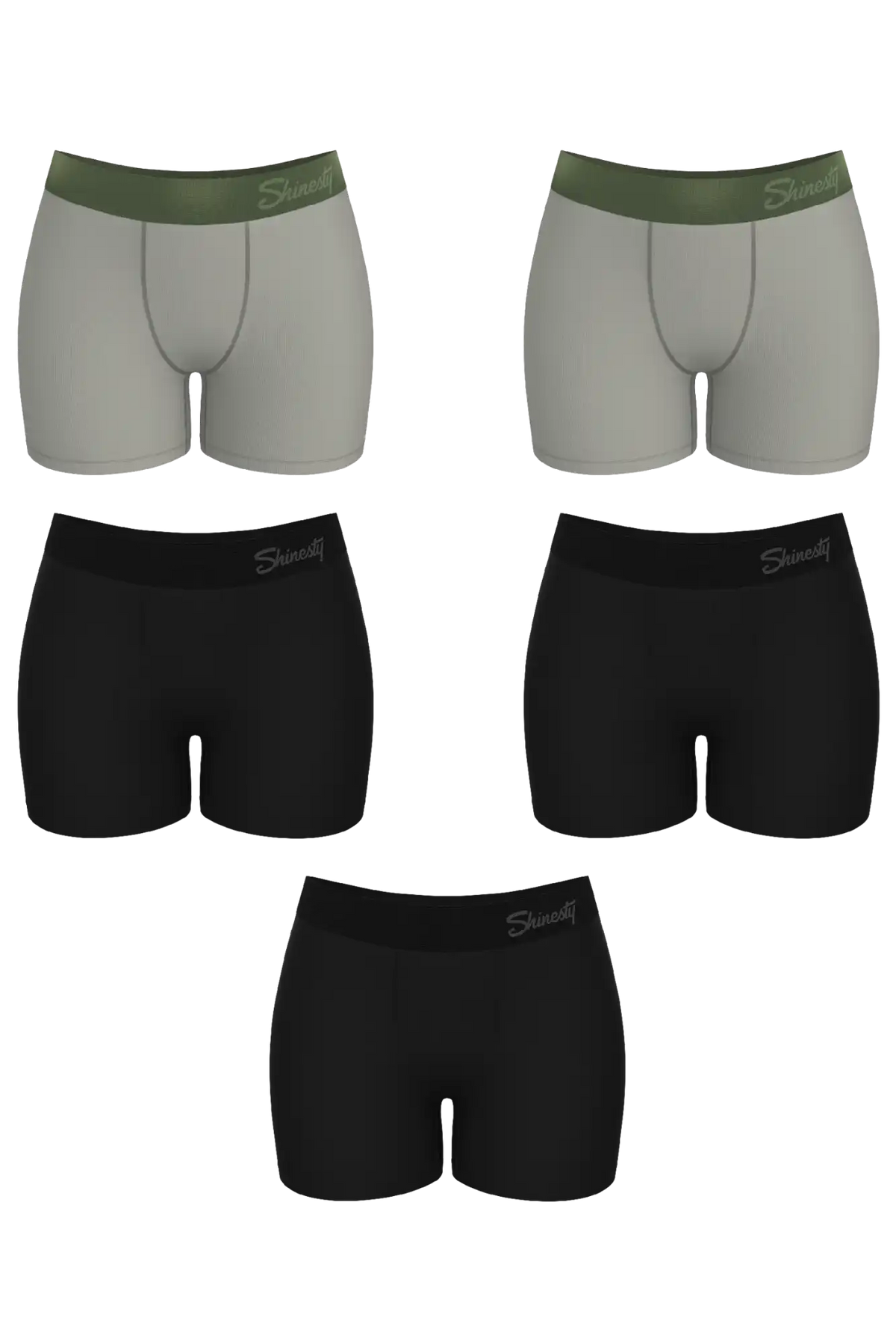 The Evergreen | Women’s Boxers 5 Pack