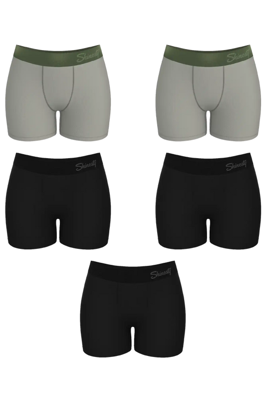 The Evergreen | Women’s Boxers 5 Pack