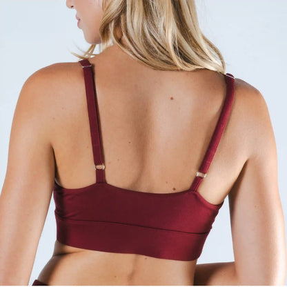 The Sommelier | Burgundy Boob Hammock™ Scoop Bralette