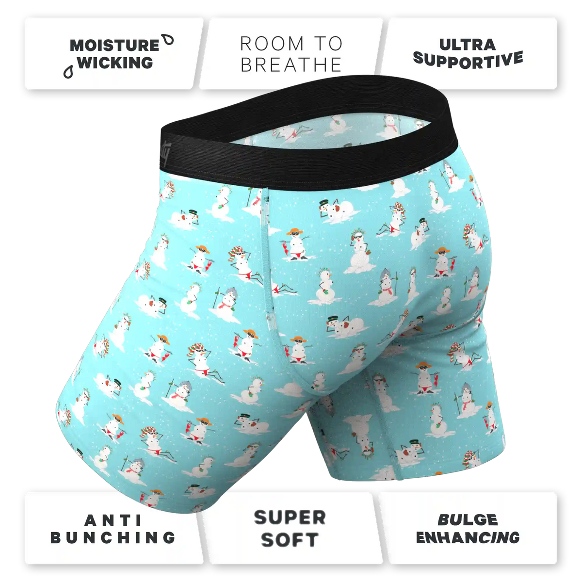 The Frosty Mistress | Snow Women Ball Hammock® Boxer - Long Leg