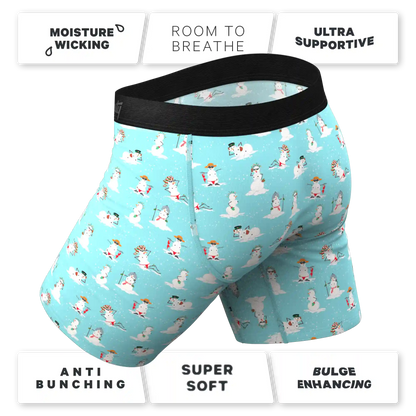 The Frosty Mistress | Snow Women Ball Hammock® Boxer - Long Leg
