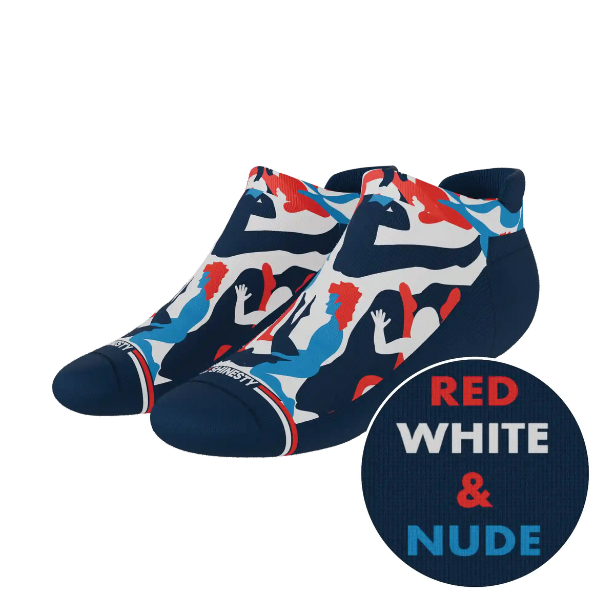 The Grand Finale | USA Camouflage Heel Hammock™ Ankle Socks