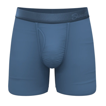 The Cool Cobalt | Slate Blue Ball Hammock® Pouch Underwear With Fly