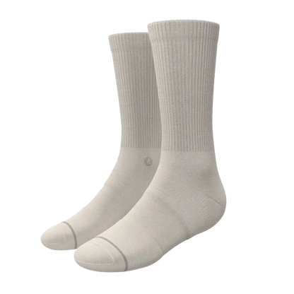 The Sandstorm | Plain Tan Heel Hammock™ Crew Socks