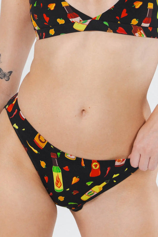 The Gotcha Sriracha | Hot Sauce Modal Bikini Underwear