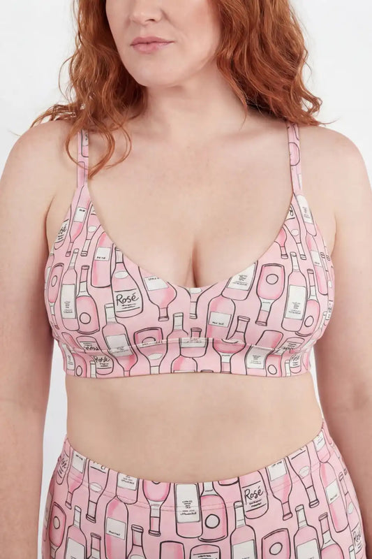 The All Day | Rosé Wine Boob Hammock™ Plunge Bralette