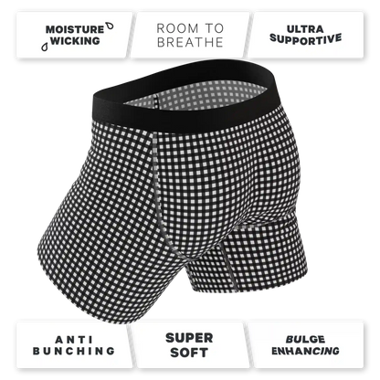 The Blackberry Bramble | Window Pane Ball Hammock® Pouch Underwear With Fly