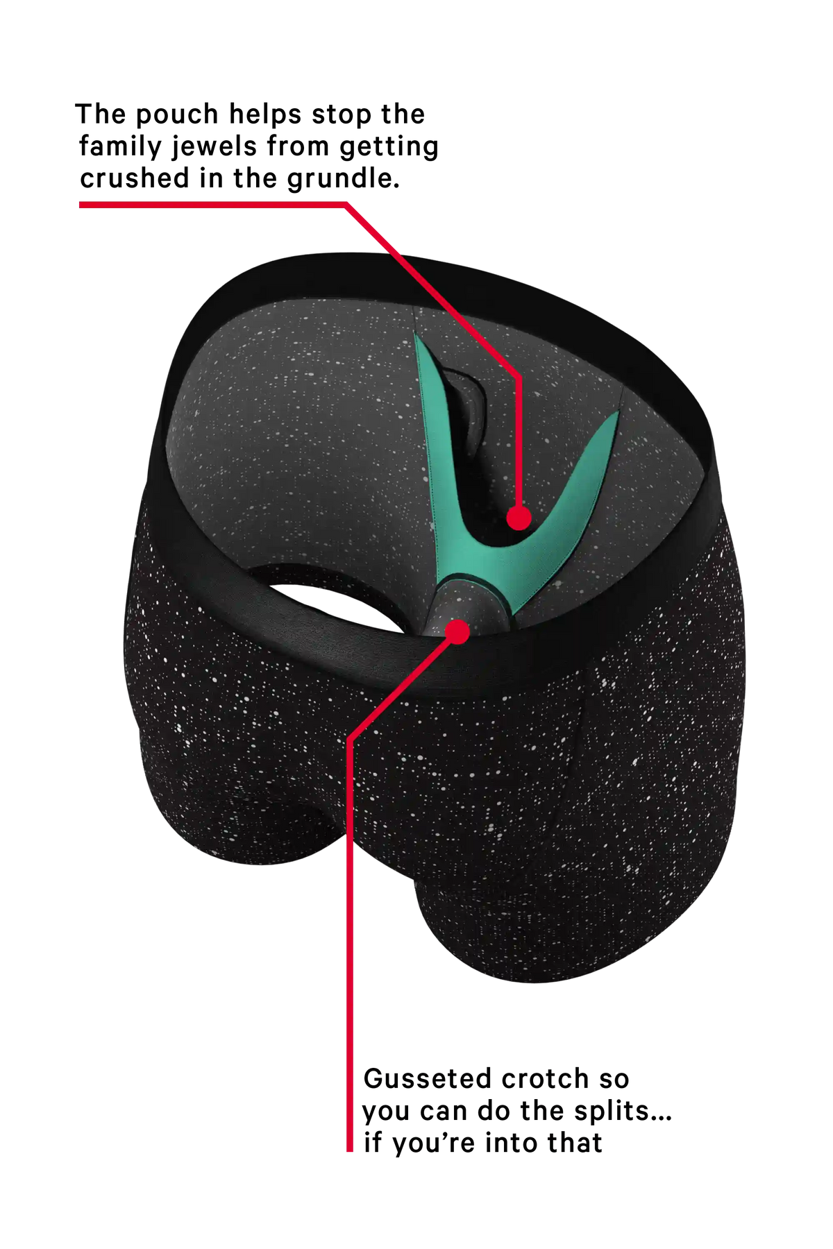 The Discotheque | Disco Ball Hammock® Pouch Underwear With Fly