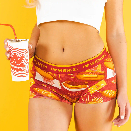 The Big W’s | Shinesty x Wienerschnitzel Boyshort Underwear with Waistband
