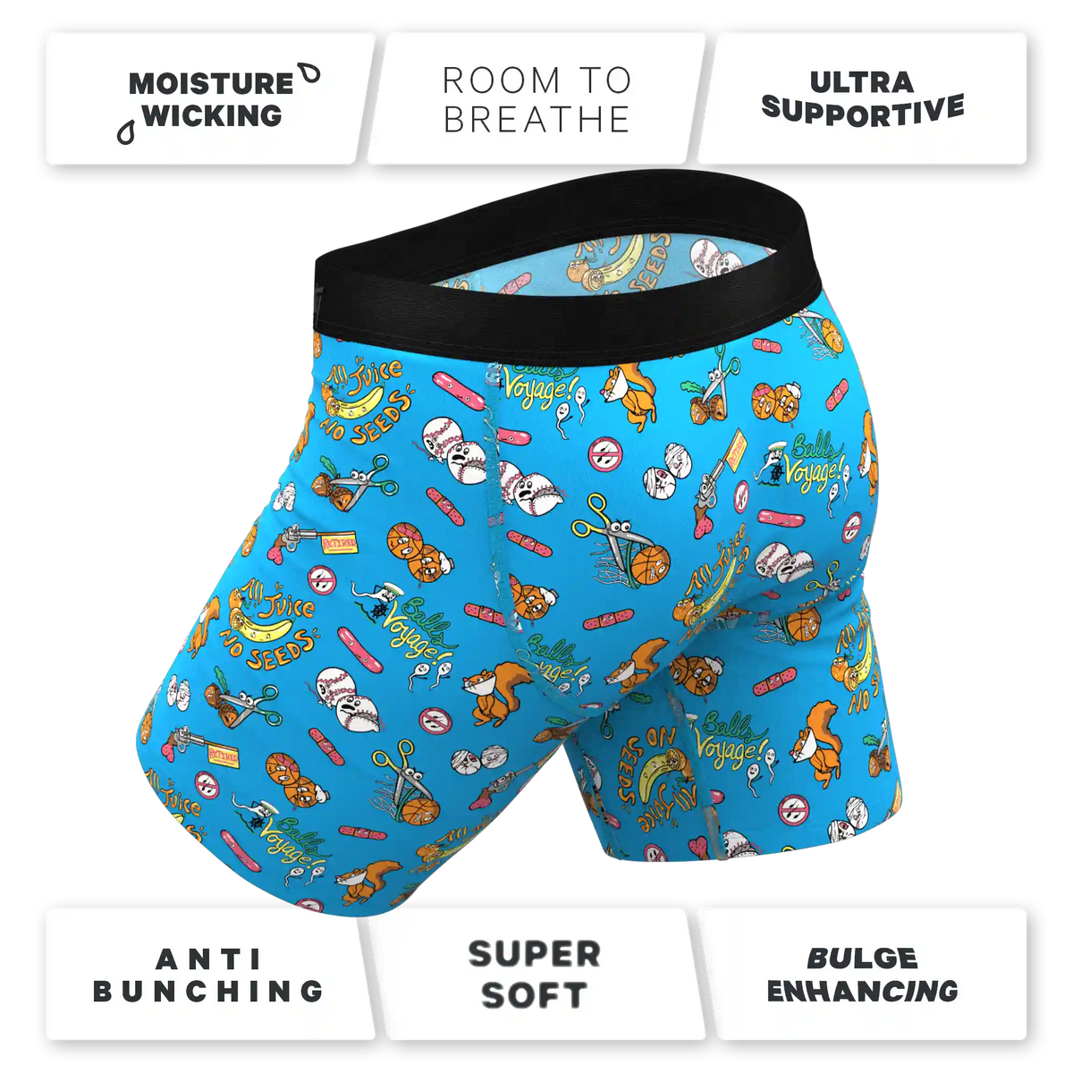 The Balls Voyage | Vasectomy Ball Hammock® Boxer - Long Leg