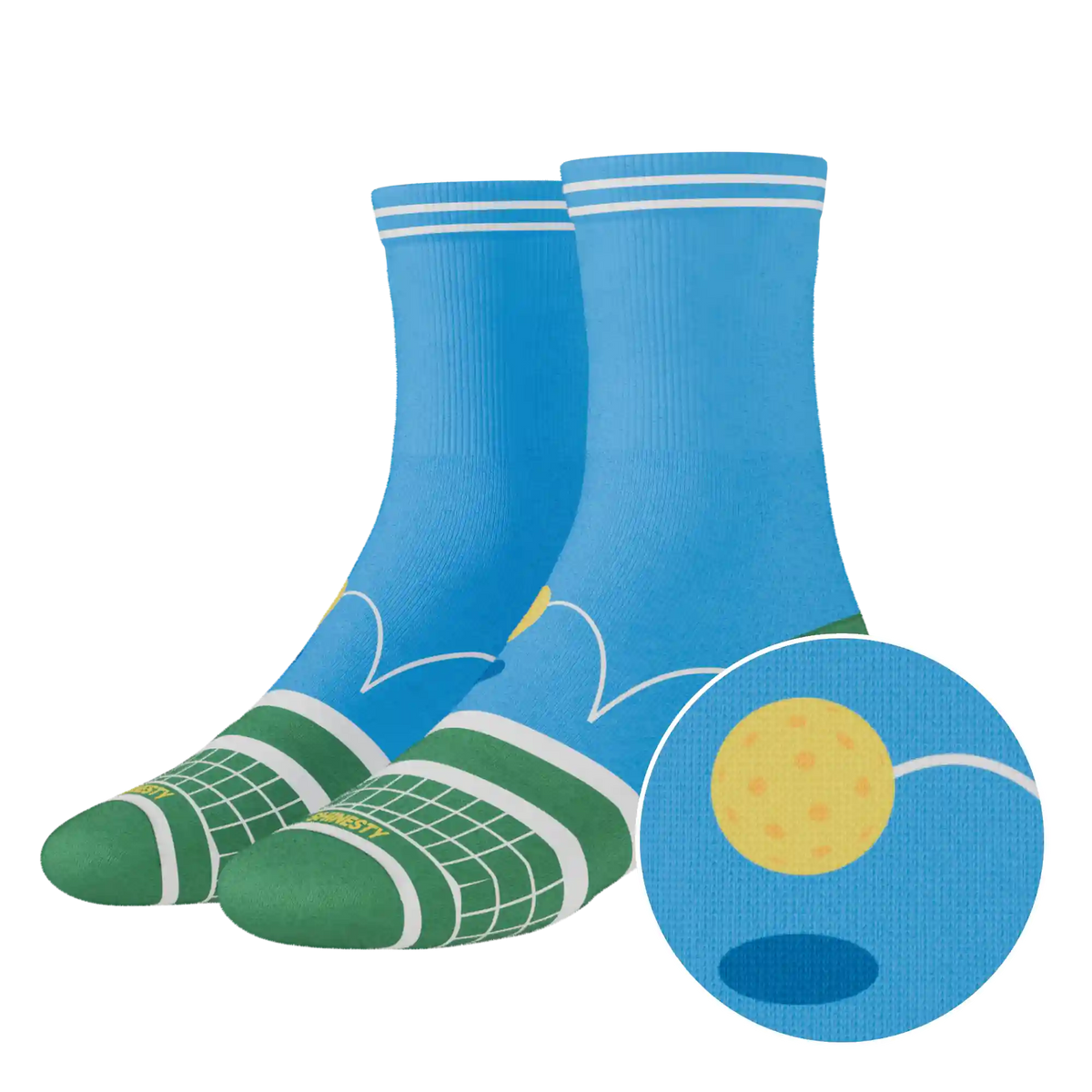 The Pickler | Pickleball Heel Hammock™ Quarter Crew Socks