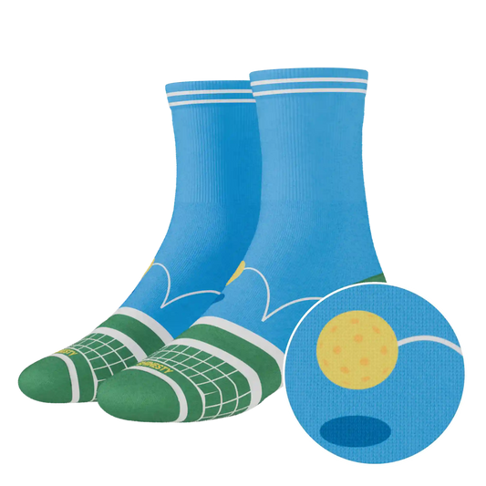 The Pickler | Pickleball Heel Hammock™ Quarter Crew Socks