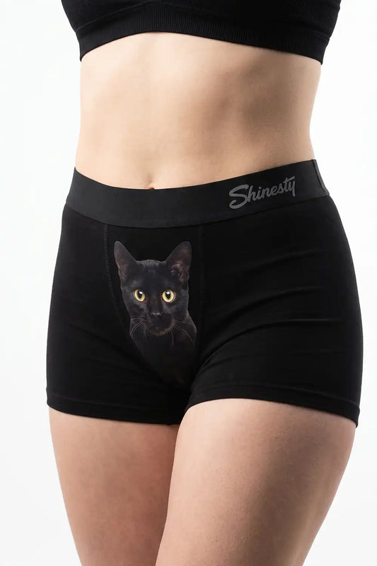 The Hex Appeal | Black Cat Women’s Boxers