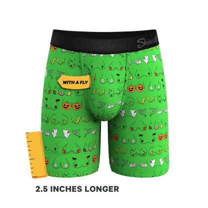 The Haunted Honkers | Halloween Bust Ball Hammock® Boxer - Long Leg