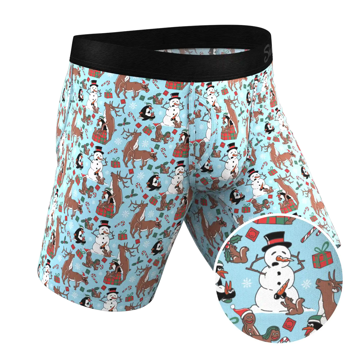 The Christmas Key Party | Christmas Characters Ball Hammock® Boxer - Long Leg