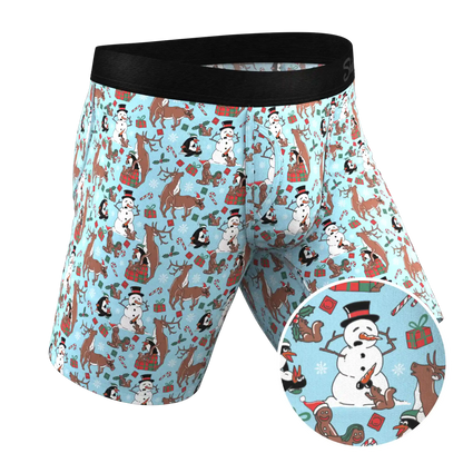 The Christmas Key Party | Christmas Characters Ball Hammock® Boxer - Long Leg