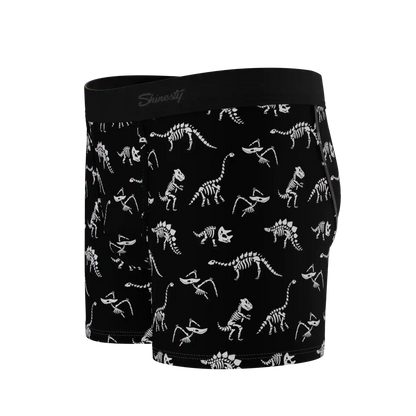 The Paleontologist | Glow in the Dark Dinosaurs Youth Boxer Briefs