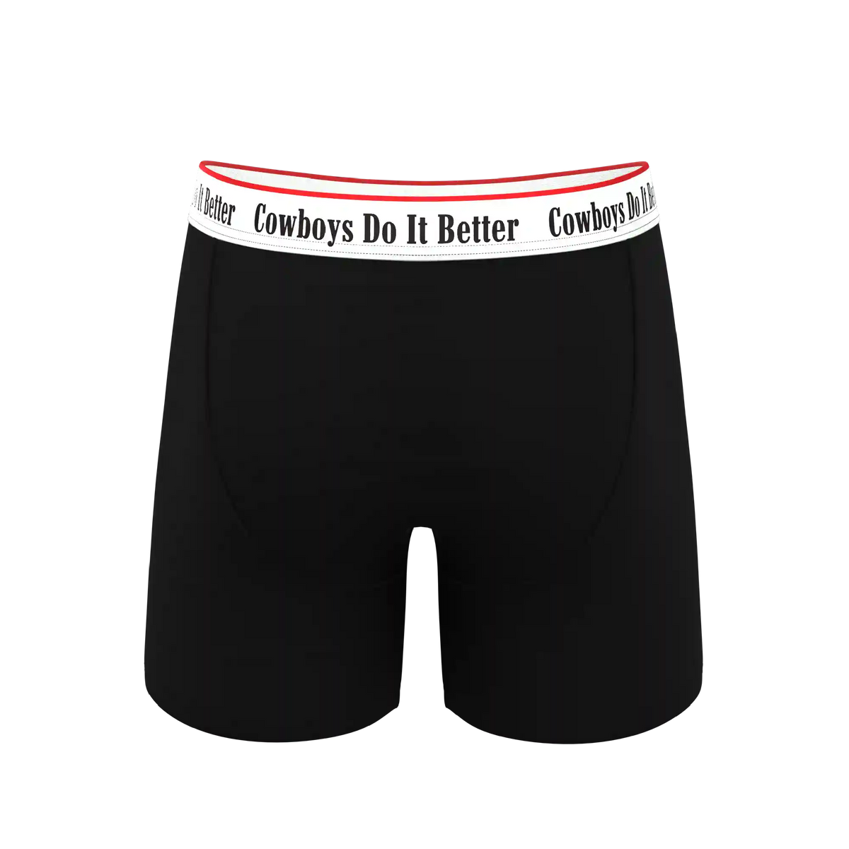 The Cowboys Do It Better | Black Shinesty x Diamond Cross Ranch Ball Hammock® Pouch Underwear With Fly