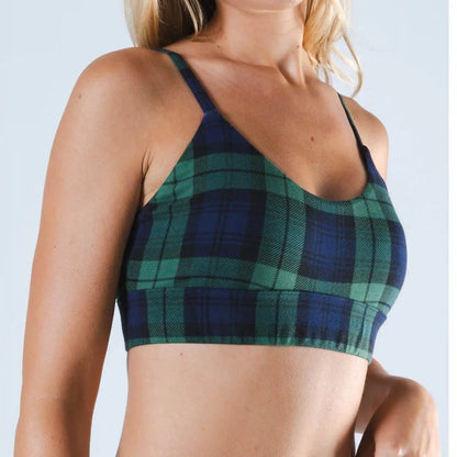 The Black Watch | Tartan Plaid Boob Hammock™ Scoop Bralette