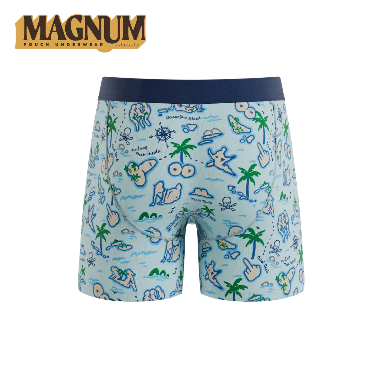 The Pirate's Booty | Naughty Map Ball Hammock® Magnum Big Pouch Underwear