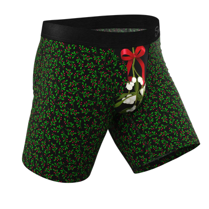 The Kiss Me There | Mistletoe Ball Hammock® Boxer - Long Leg