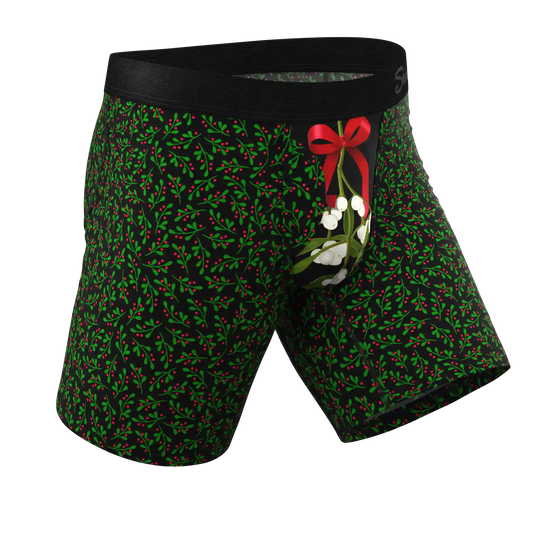 The Kiss Me There | Mistletoe Ball Hammock® Boxer - Long Leg