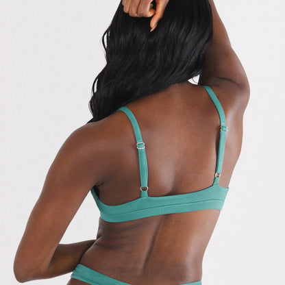 The Curacao | Teal Boob Hammock™ Triangle Bralette