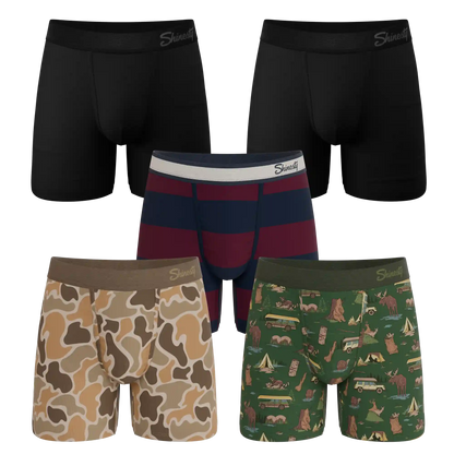 The Hide and Hunt | Ball Hammock® Boxer Brief 5 Pack