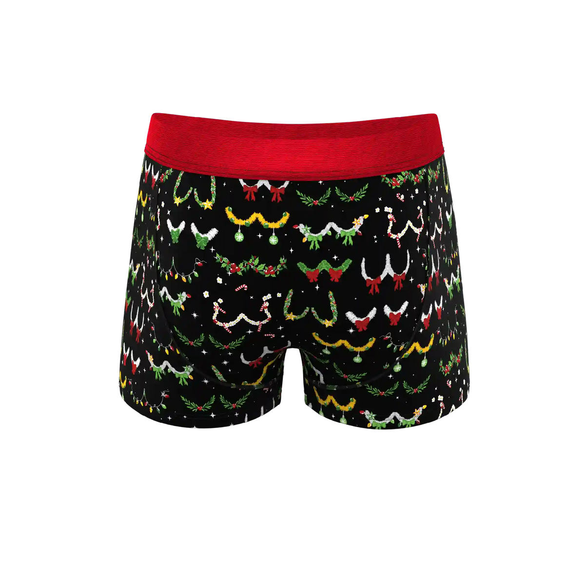 The Goodie Garland | Christmas Tinsel Busts Ball Hammock® Pouch Trunks Underwear