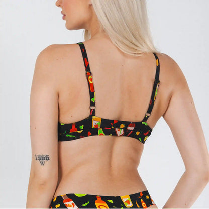 The Gotcha Sriracha | Hot Sauce Boob Hammock™ Triangle Bralette