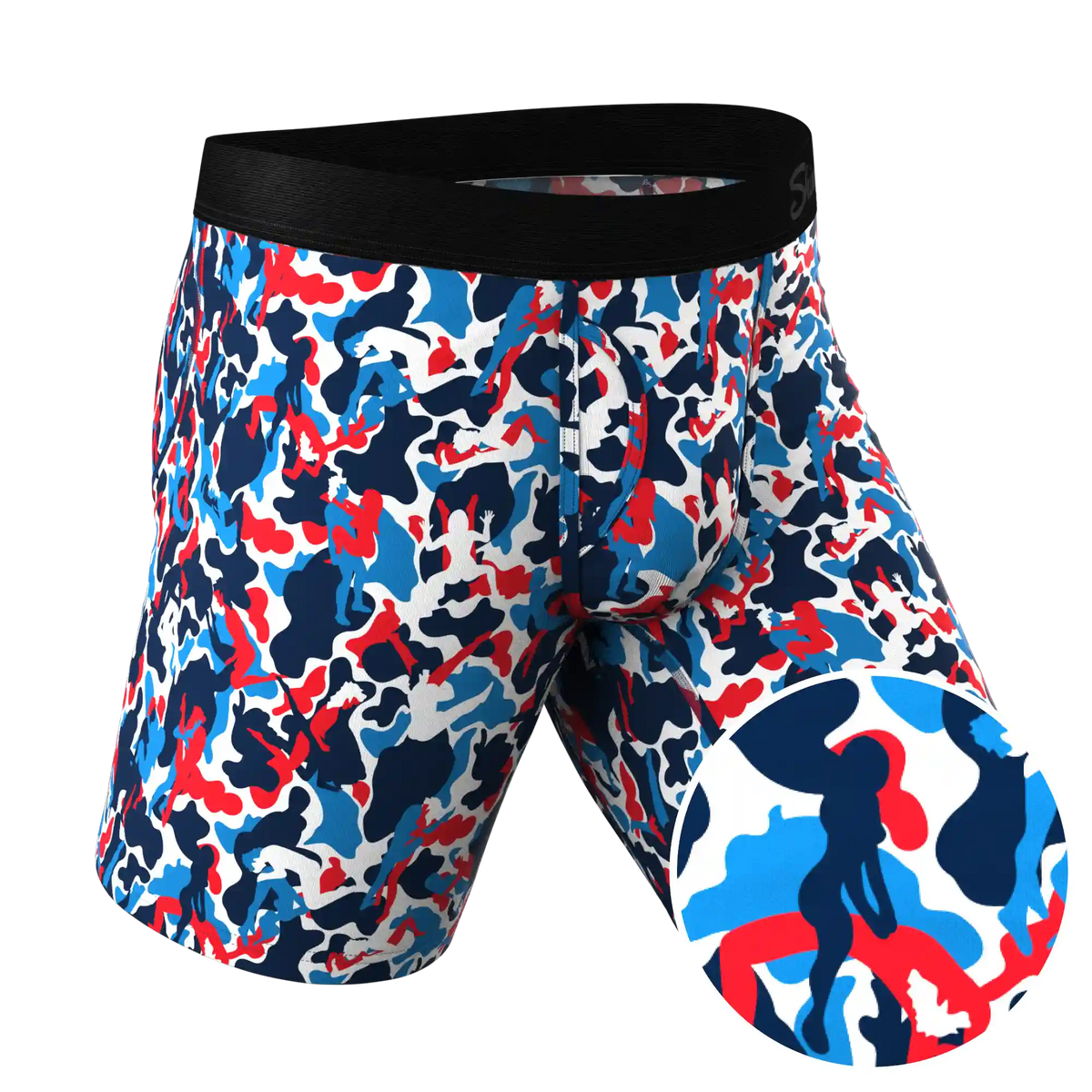 The Grand Finale | USA Camouflage Ball Hammock® Boxer - Long Leg