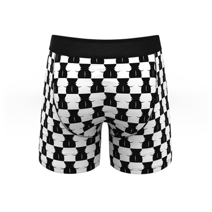 The Chest Mate | Checkered Ball Hammock® Pouch Underwear
