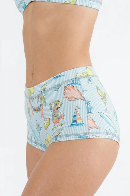 The Boat Drinks | Shinesty x Margaritaville® Modal Boyshort Underwear