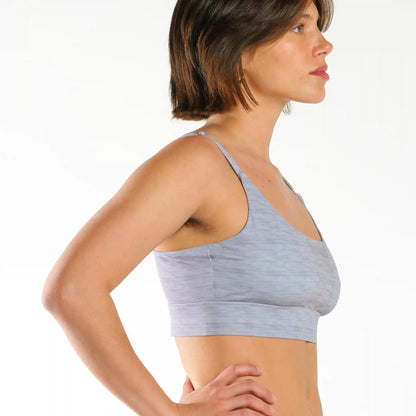 The Storm Cloud | Grey paradICE™ Boob Hammock™ Cooling Bralette