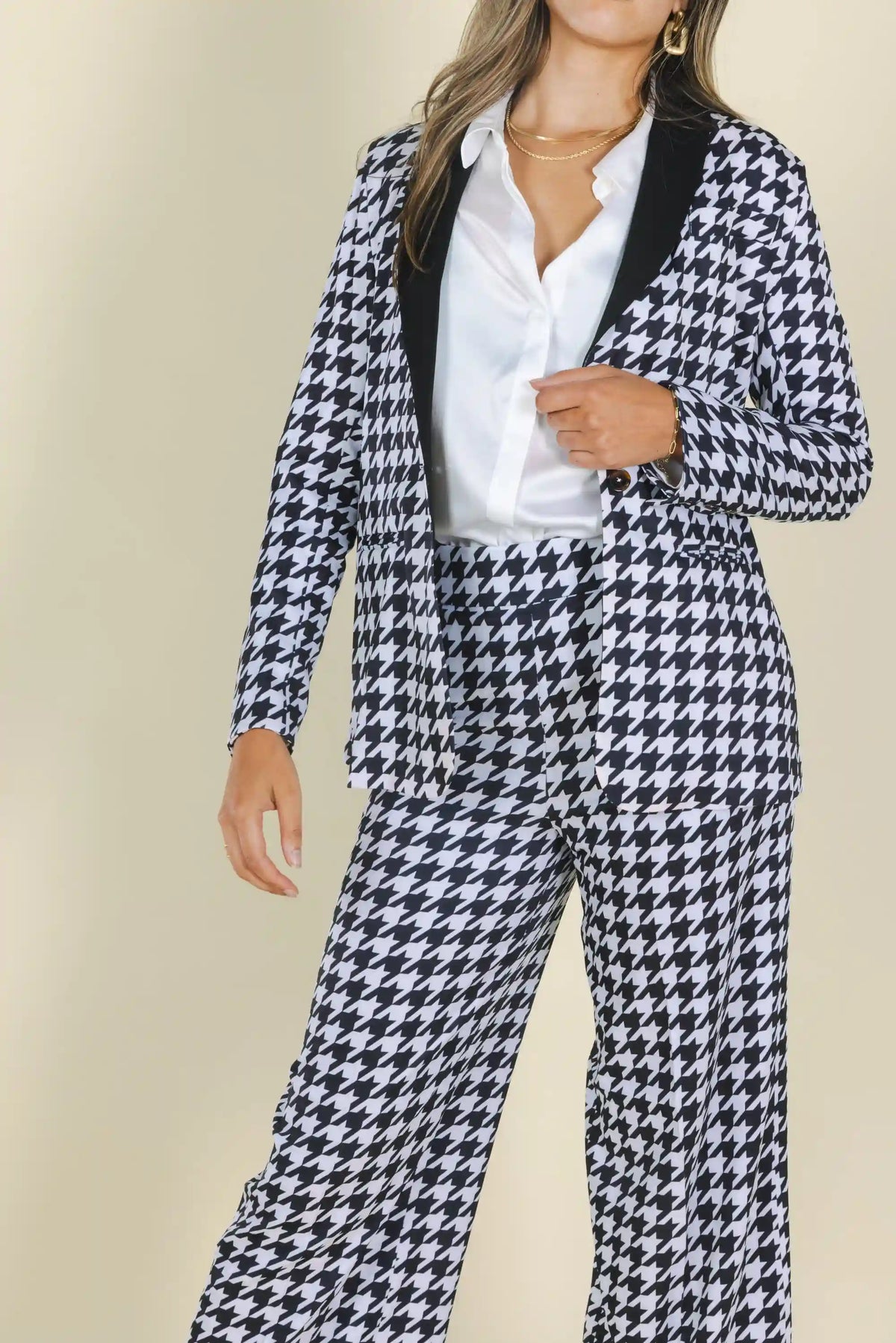 The Sophistication | Houndstooth Women's Suit