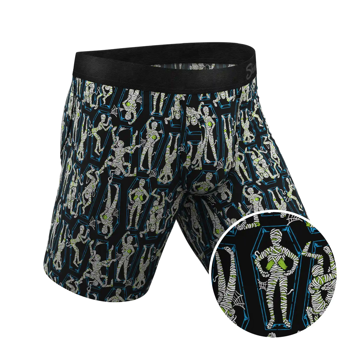The Inter-Corpse | Halloween Mummies Ball Hammock® Boxer - Long Leg