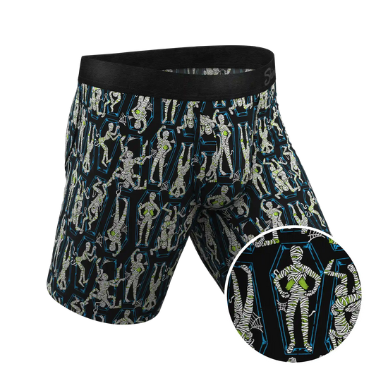 The Inter-Corpse | Halloween Mummies Ball Hammock® Boxer - Long Leg