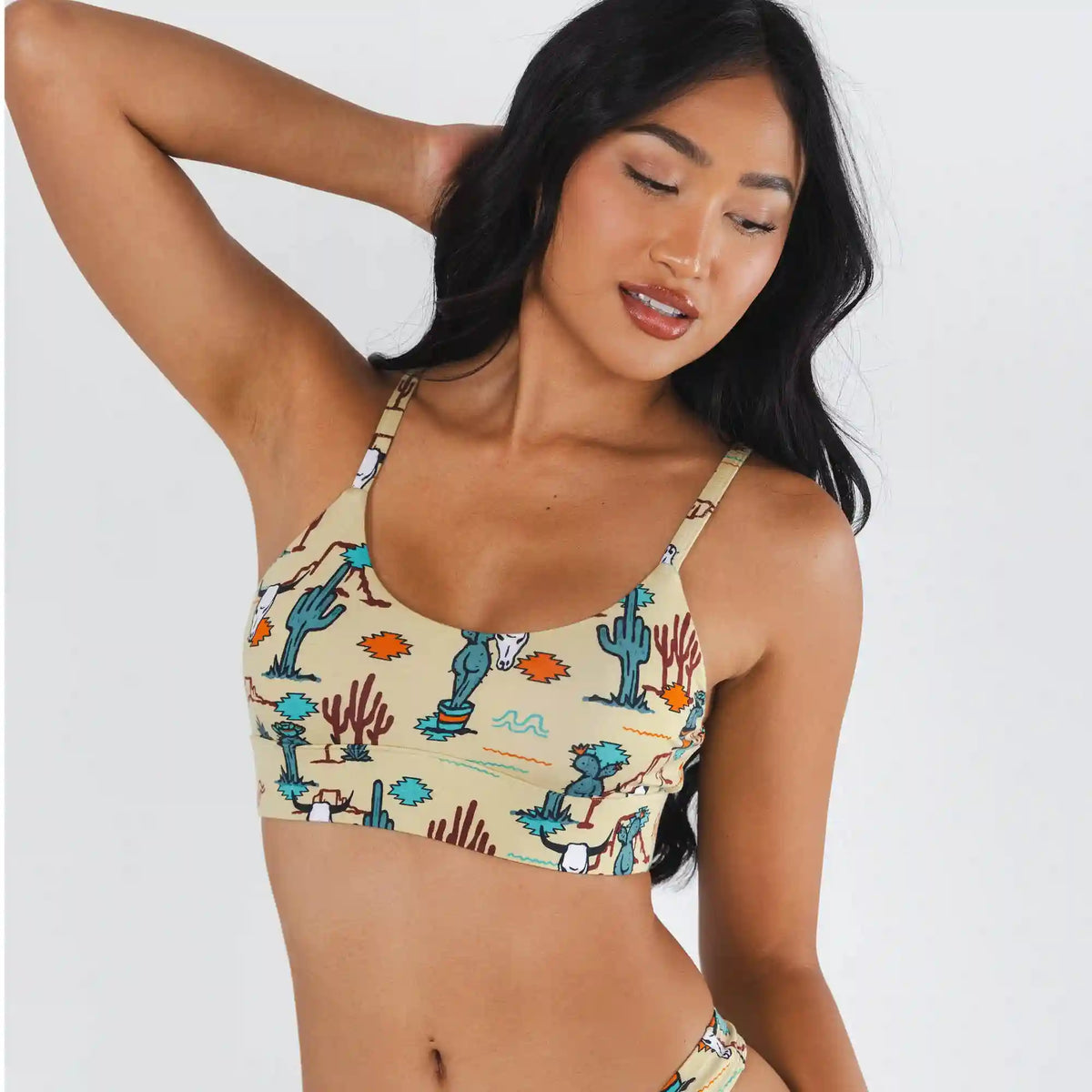 The Mirage | Western Cactus Boob Hammock™ Scoop Bralette