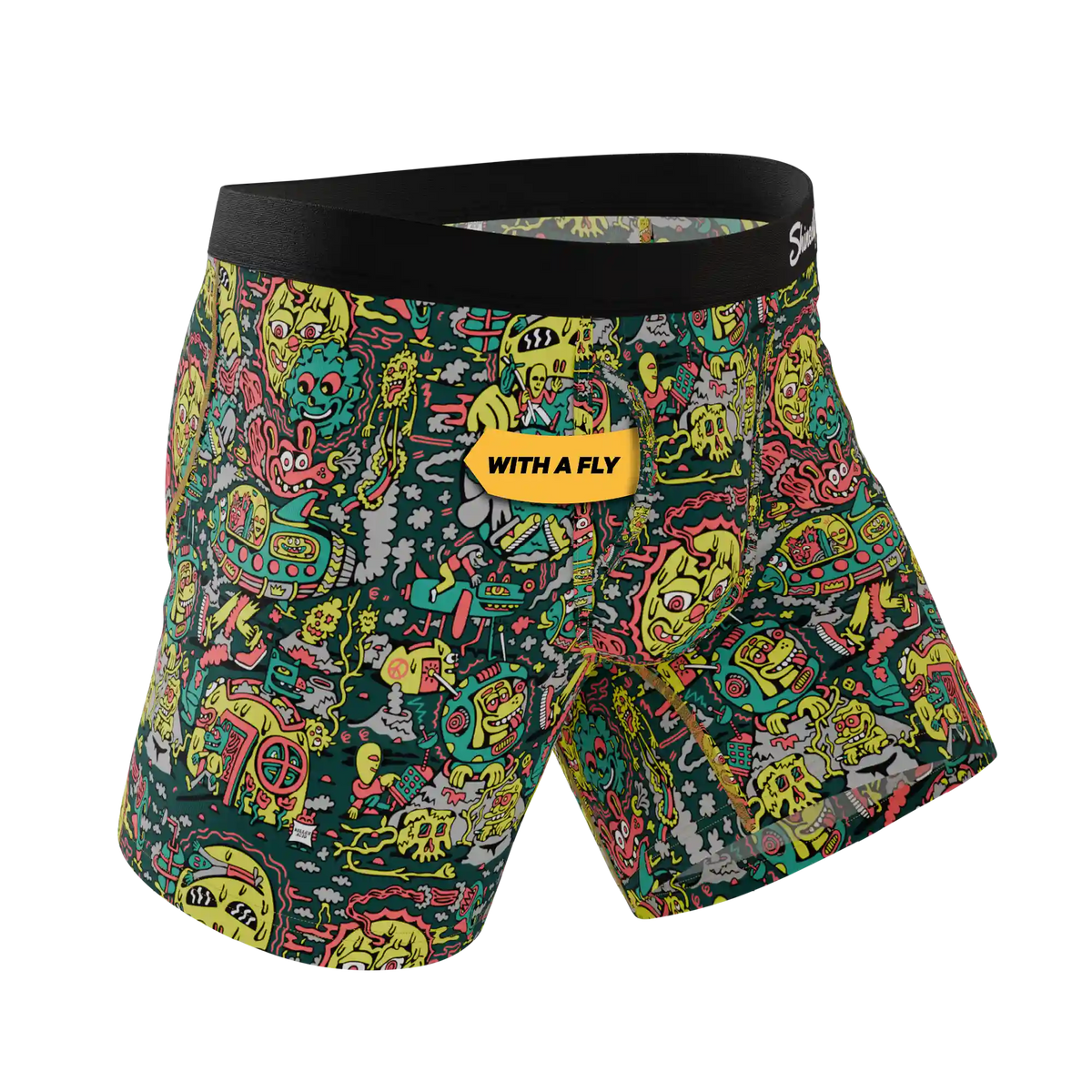 The Spaced Out | Shinesty X Killer Acid Ball Hammock® Pouch Underwear With Fly