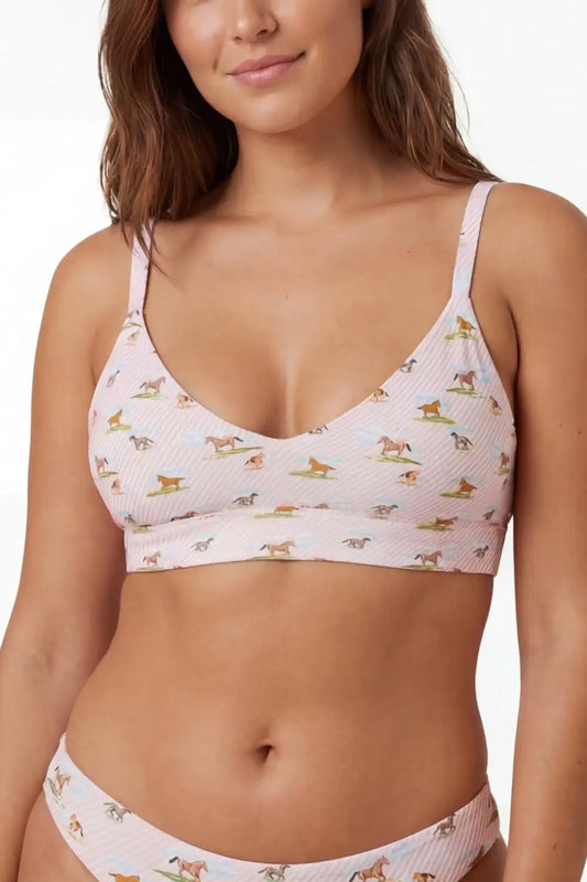 The Supreme Steed | Derby Horses Boob Hammock™ Plunge Bralette